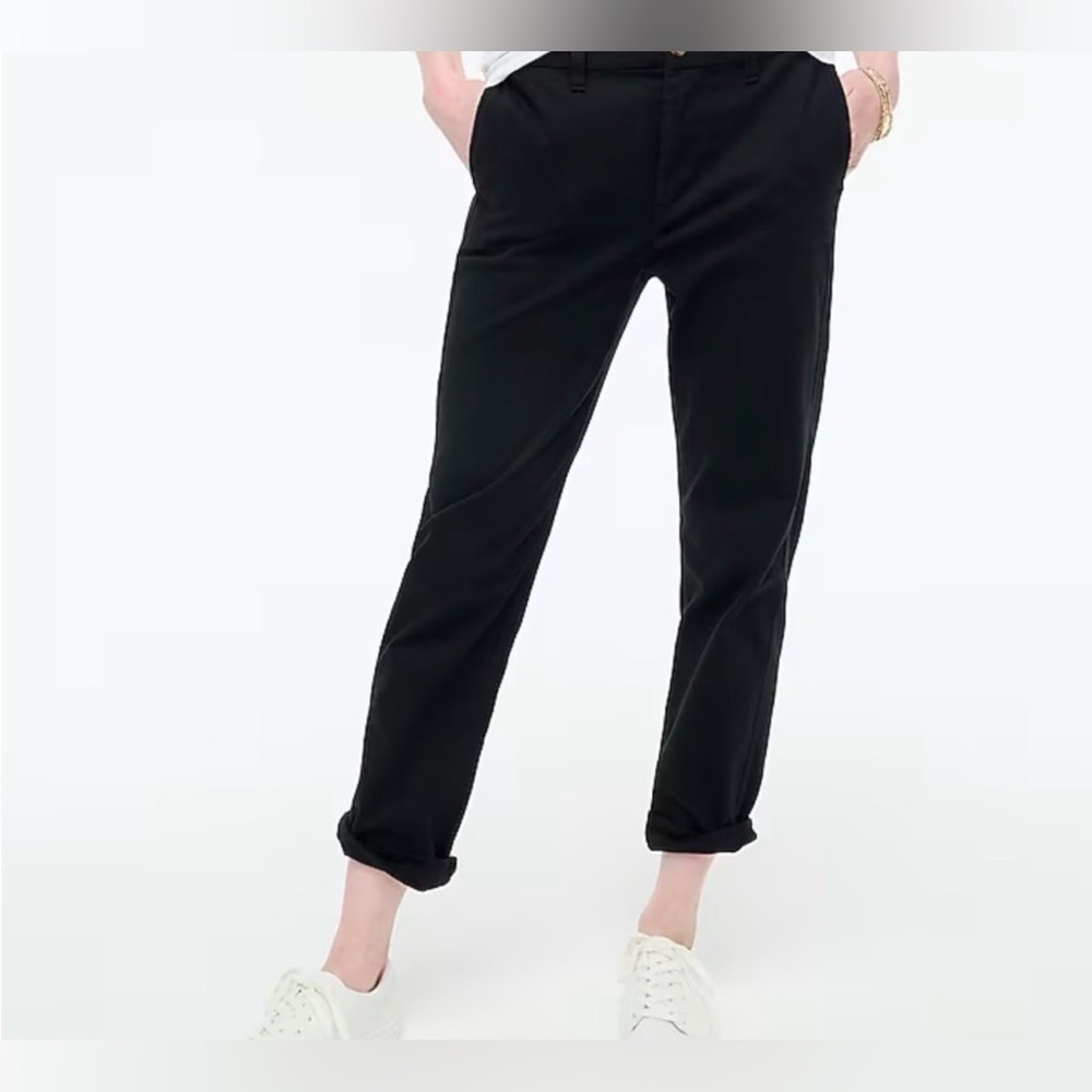 J. Crew High-Rise Girlfriend Chino pants